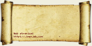 Jelisava Jaćimović vizit kartica